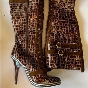 APPLE BOTTOM Katrice womens High Heel Boot zip up